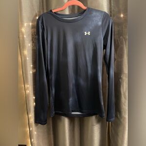 Under Armour Black and Blue Long Sleeve Tee